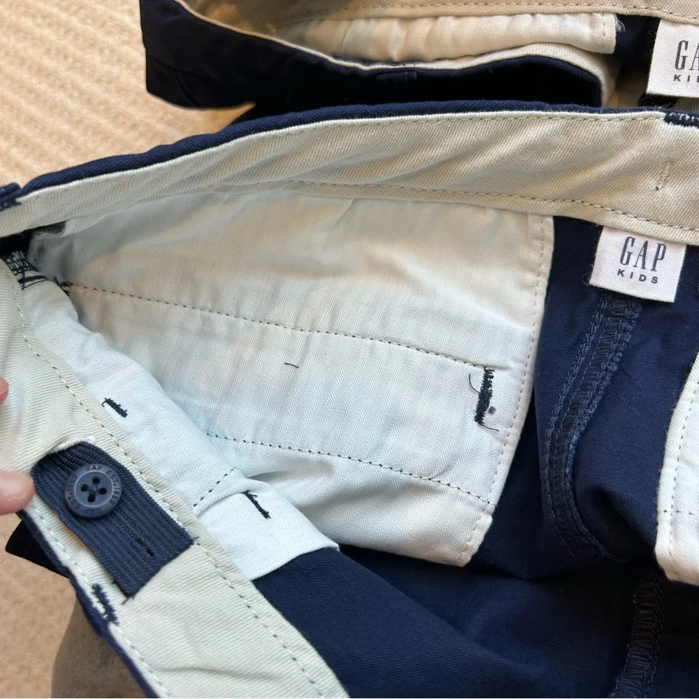 Boys GAP Navy Uniform Shorts Size 18 Husky
